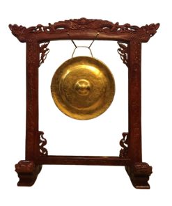 Chiêng Đồng Mạ Vàng Theo Yêu Cầu