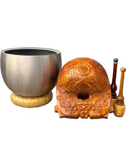 Bộ Chuông Mõ Chùa Huế 4 Tay