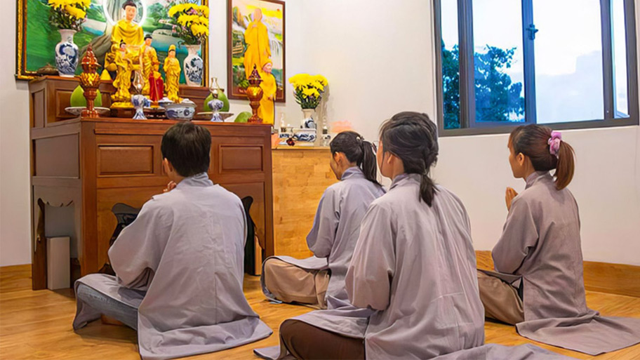 Tụng bài khai kinh