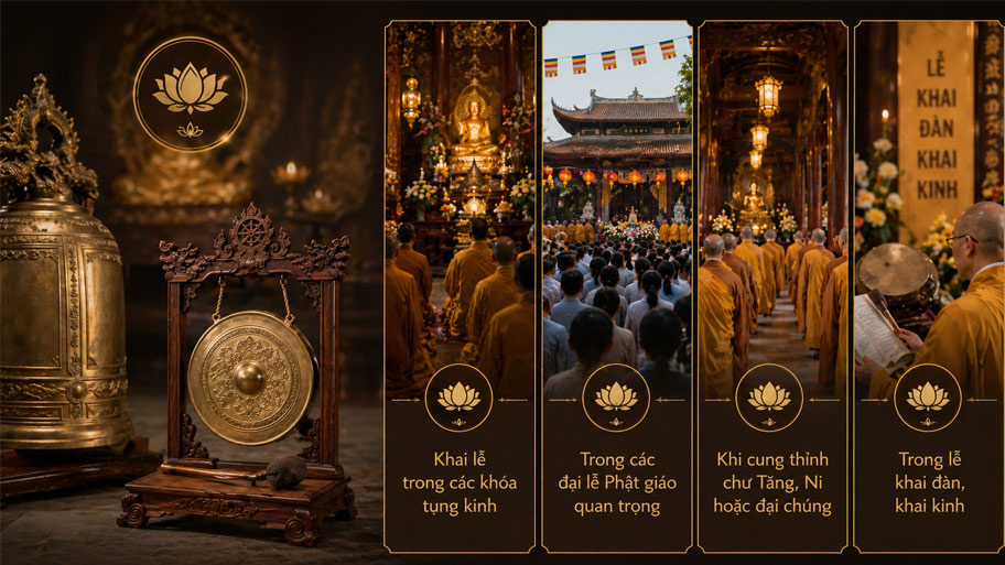 Thời điểm sử dụng bài kệ trống bát nhã