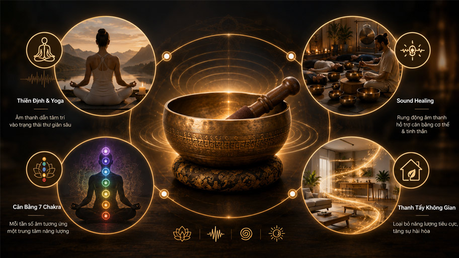 Công dụng ý nghĩa của chuông tây tạng