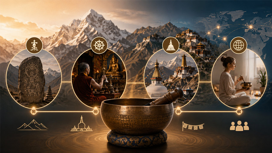 Nguồn gốc lịch sử chuông tây tạng